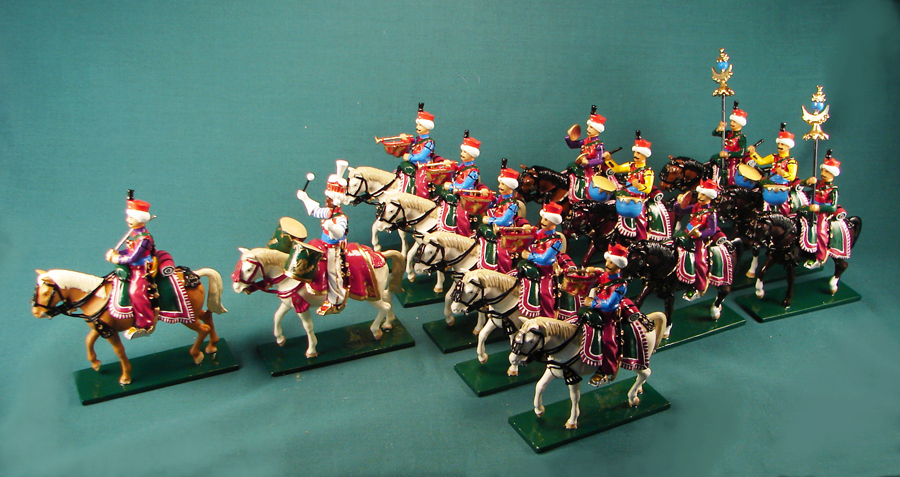 294-295-296-297 - Band of Napoleonic Mamluks of the Imperial Guard, 1805-15